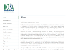 Tablet Screenshot of bccsa.co.za